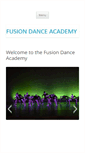 Mobile Screenshot of danceatfusion.com